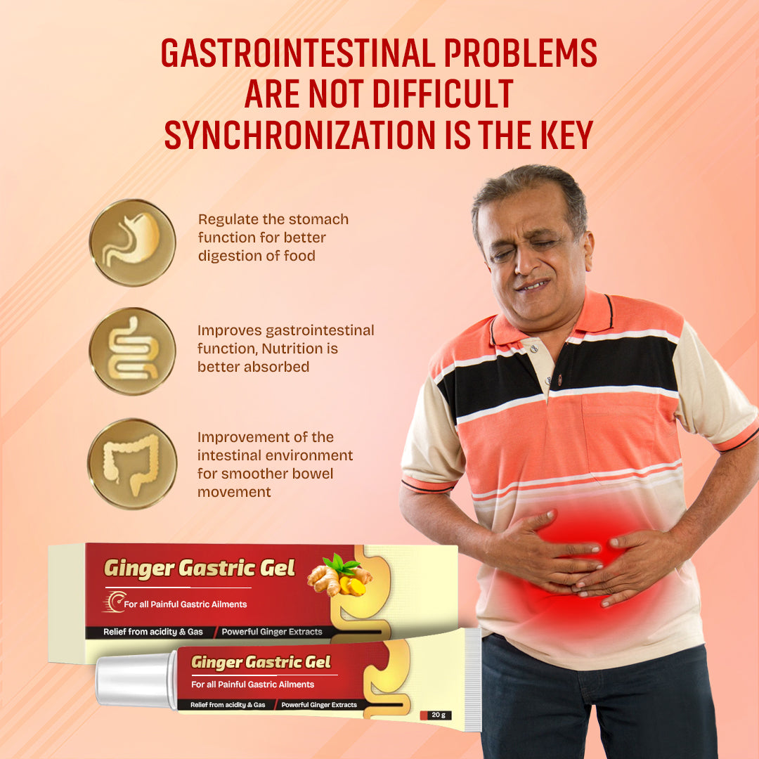 GingerBalm™ - Ginger Gastric Gel for Instant Stomach & Heartburn Relief 🌿✨ (Buy 1 Get 1 Free🔥🔥)