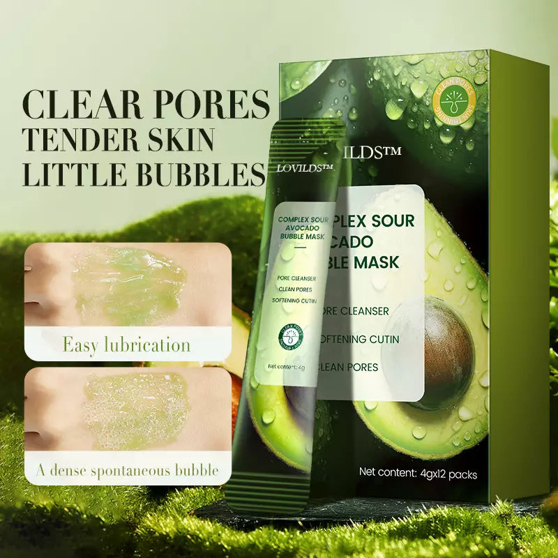AvocadoGlow™ - Avocado Cleansing Facial Bubble Mask 🥑✨ (Buy 1 Get 1 Free🔥🔥)